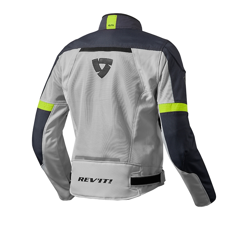 Motoristička jakna Revit Airwave 2 silver-fluo yellow rasprodaja