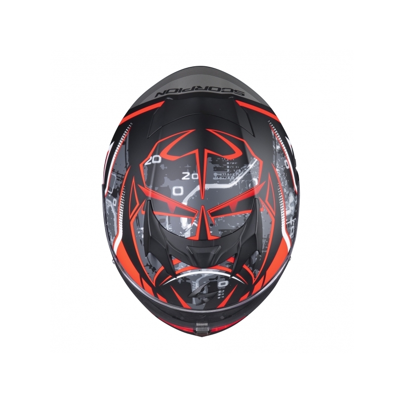 Scorpion EXO-520 AIR Fabio Quartararo Replika integralna kaciga narančasto-crno-siva