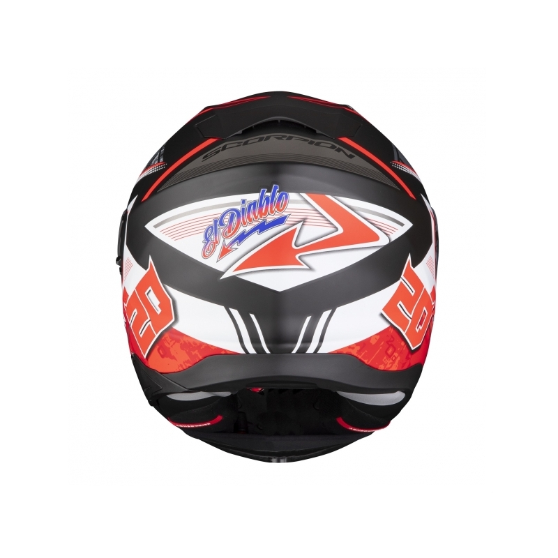 Scorpion EXO-520 AIR Fabio Quartararo Replika integralna kaciga narančasto-crno-siva