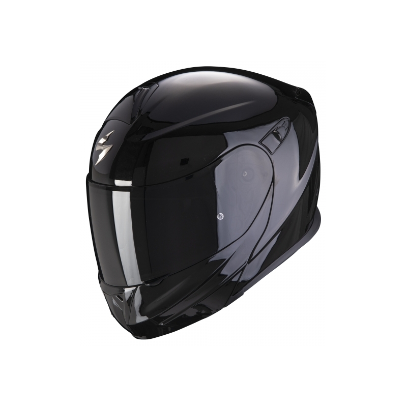Preklopna kaciga Scorpion EXO-920 Evo Solid black glossy
