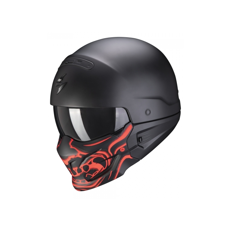 Kaciga Scorpion EXO-COMBAT EVO Samurai crno-crvena