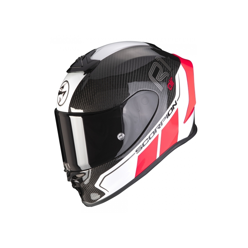 Scorpion EXO-R1 Carbon Air Corpus II integralna kaciga crno-fluo crvena
