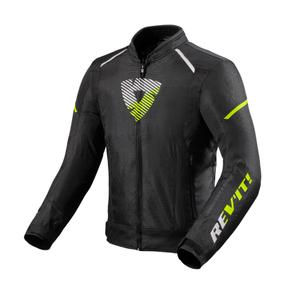 Motociklistička jakna Revit Sprint H2O Black-Fluo Yellow rasprodaja