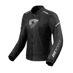 Ženske motociklističke jakne Revit Sprint H2O crno-bijele boje rasprodaja