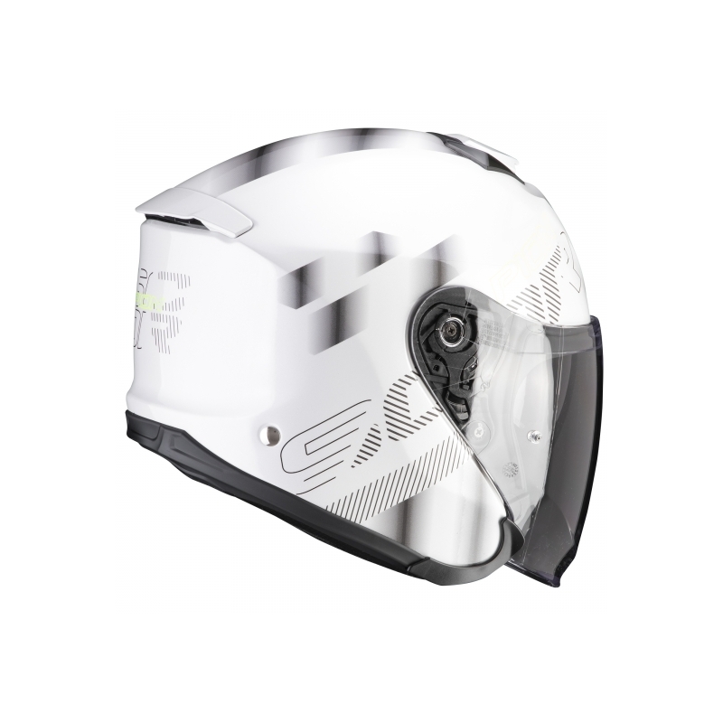 Scorpion EXO-S1 Gravity Pearl White/Silver Kaciga za otvoreno lice rasprodaja