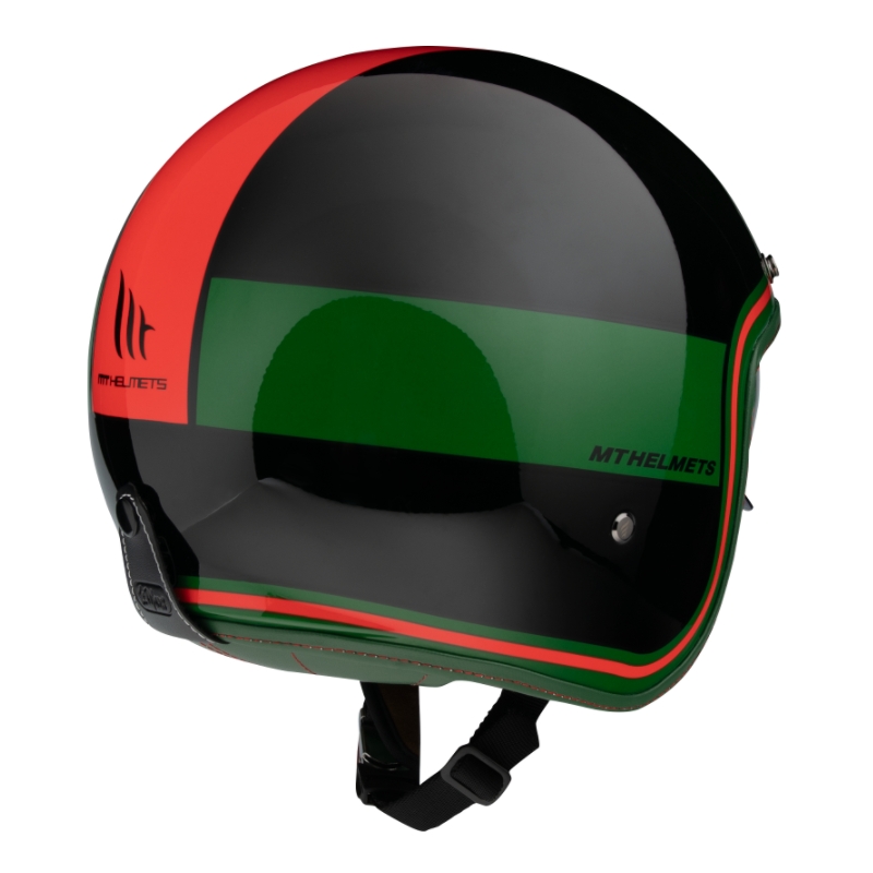 Otvorena kaciga MT LeMans 2 SV Tant crno-crveno-zelena