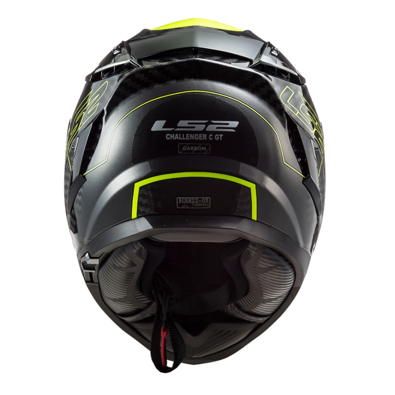Integralna motociklistička kaciga LS2 FF327 Challenger CT2 Fold crna-fluo žuta