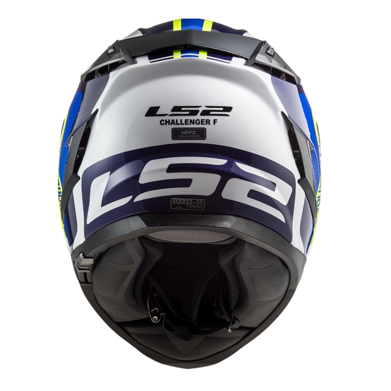 LS2 FF327 Challenger Galactic Full Face motociklistička kaciga plavo-bijela-fluo žuta rasprodaja