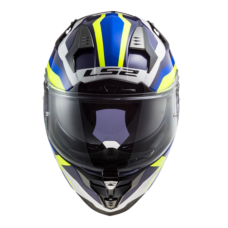 LS2 FF327 Challenger Galactic Full Face motociklistička kaciga plavo-bijela-fluo žuta rasprodaja