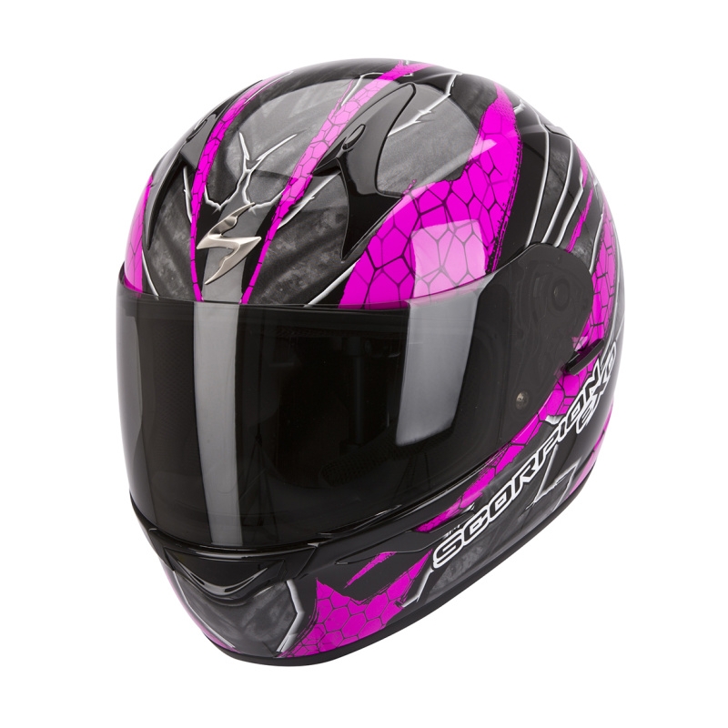 Moto integralna kaciga Scorpion EXO-410 Rad crno-roza