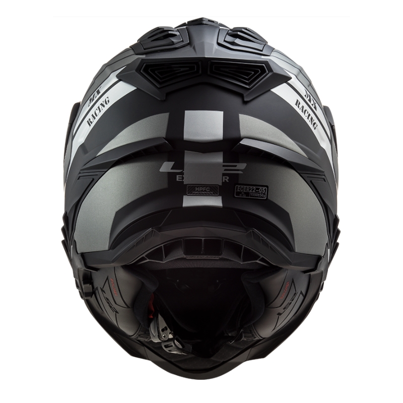 Enduro kaciga LS2 MX701 Explorer Atlantis crno-sivo-bijela