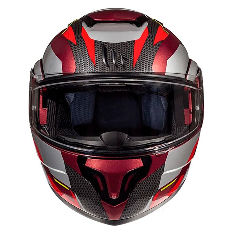 Sklopiva motociklistička kaciga MT Atom SV TRANSCEND F5 crvena - II. kvaliteta
