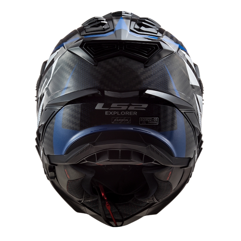 Enduro kaciga LS2 MX701 Explorer C Focus bijelo-plavo-crvena