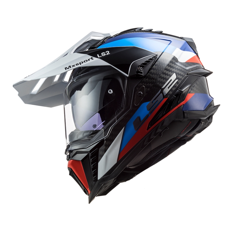 Enduro kaciga LS2 MX701 Explorer C Frontier crno-plavo-bijela