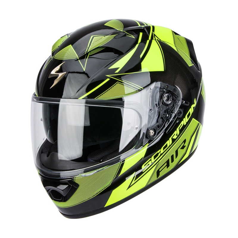 Motoristička integralna kaciga Scorpion EXO-1200 Stella crno-fluo žuta