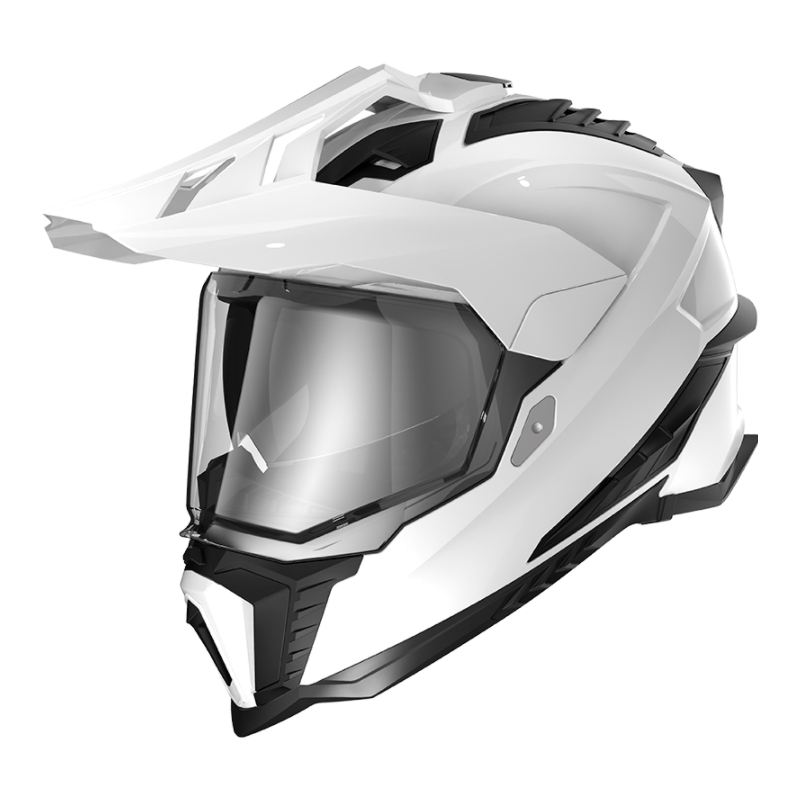 Enduro kaciga LS2 MX701 Explorer Jednobojna bijela