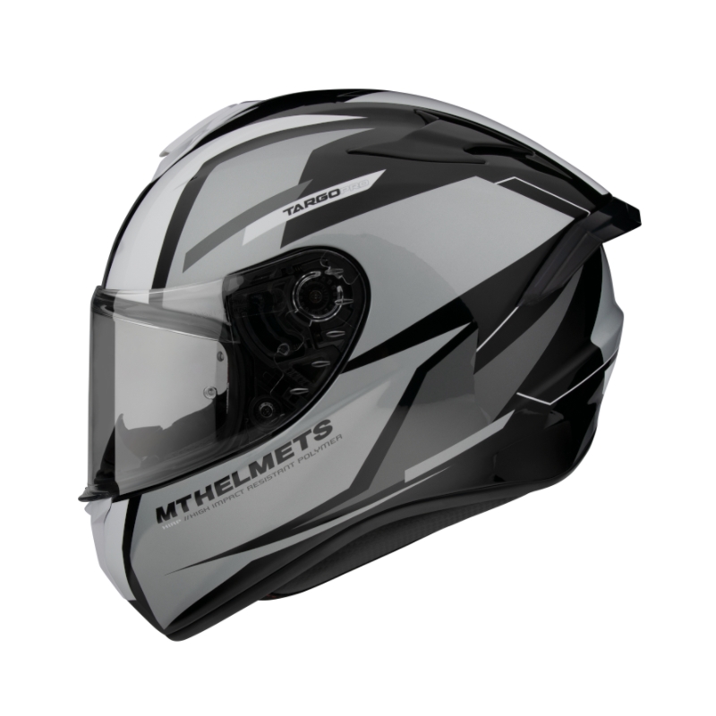 Integralna motoristička kaciga MT FF106 Pro Targo Pro Sound crno-bijelo-siva rasprodaja