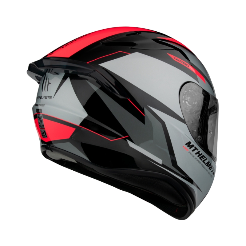 Integralna motociklistička kaciga MT FF106 Pro Targo Pro Sound crna-siva-fluo crvena rasprodaja