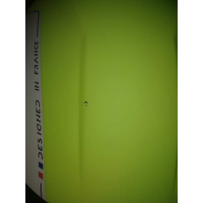 Integralna motociklistička kaciga NOX N301 Cut crno-bijela-fluo žuta - II. kvaliteta rasprodaja