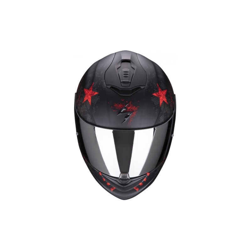 Integralna motociklistička kaciga Scorpion Exo-1400 Air Asio crno-crvena