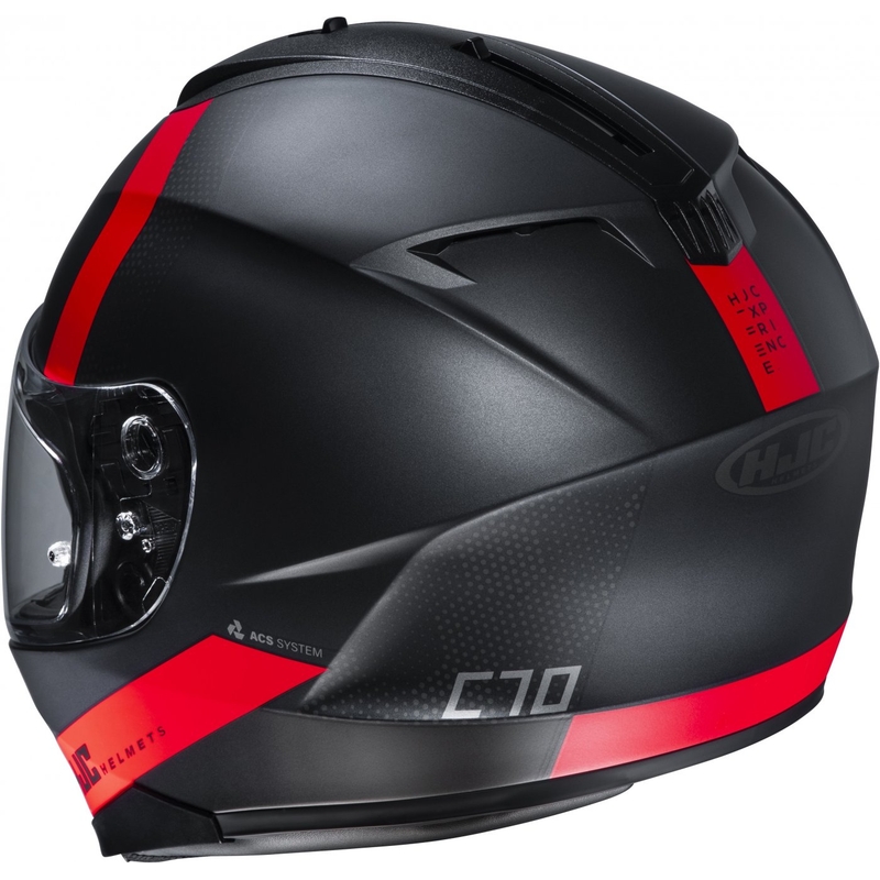 Integralna motociklistička kaciga HJC C70 Eura MC1SF crveno-siva