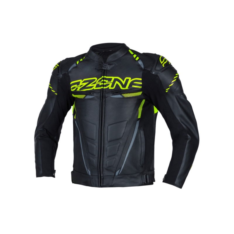 Motociklistička jakna Ozone RS600 crno-fluo žuta