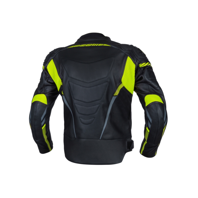 Motociklistička jakna Ozone RS600 crno-fluo žuta