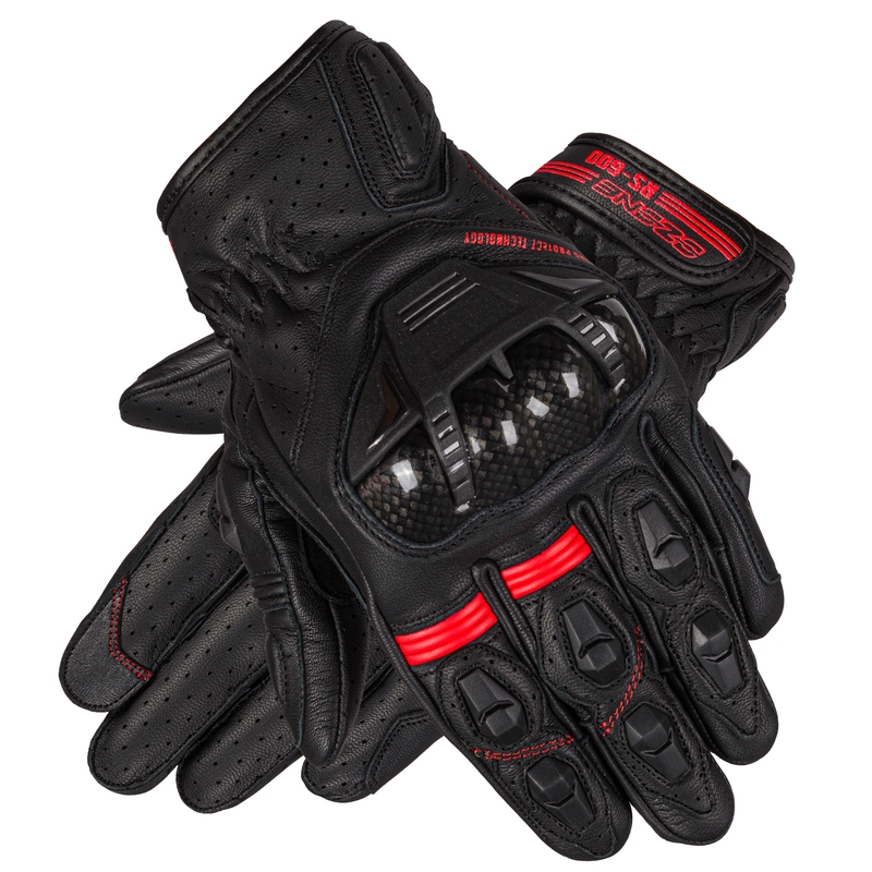 Motociklističke rukavice Ozone RS-600 SH crno-crvene