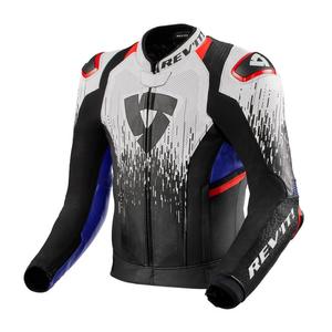 Motociklistička jakna Revit Quantum 2 Pro Air crno-bijelo-plava rasprodaja
