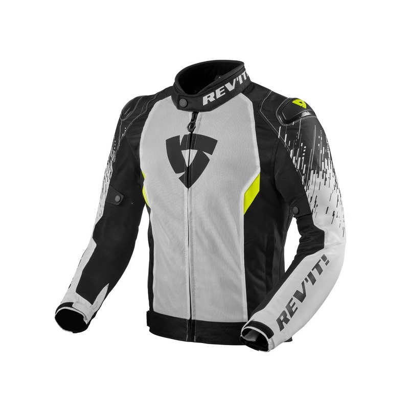 Revit Quantum 2 Air motociklistička jakna bijelo-crna rasprodaja