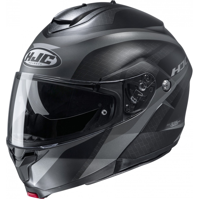 Motociklistička kaciga na preklop HJC C91 Taly MC5SF crno-siva