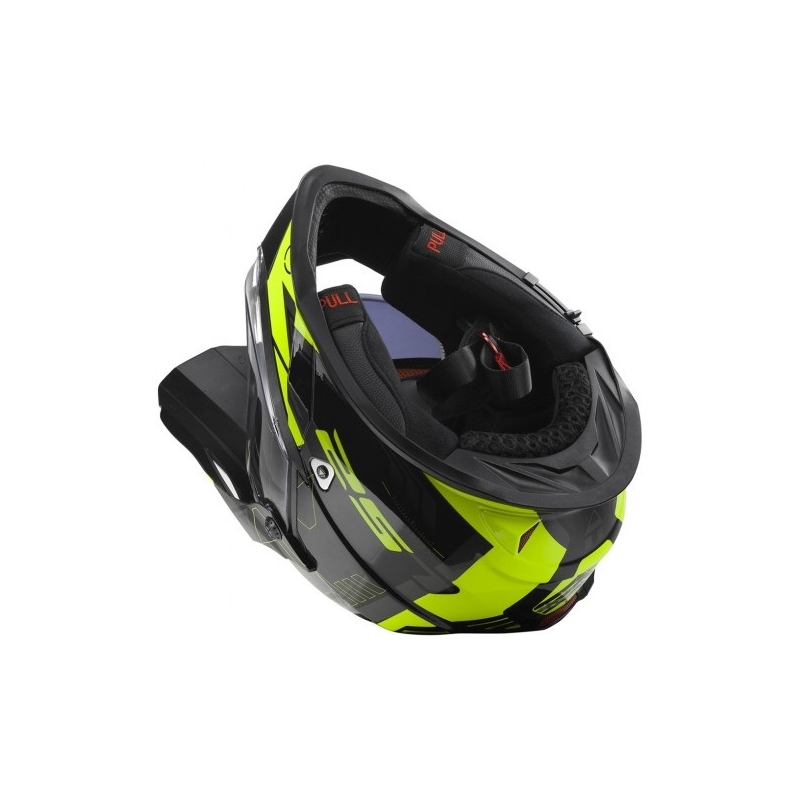 Enduro kaciga LS2 MX436 Pioneer Trigger crno-žuta-titan
