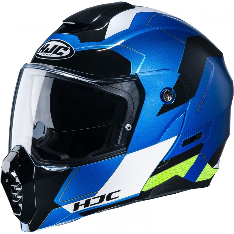 Motociklistička kaciga na preklop HJC C80 Rox MC24 plavo-bijelo-crna