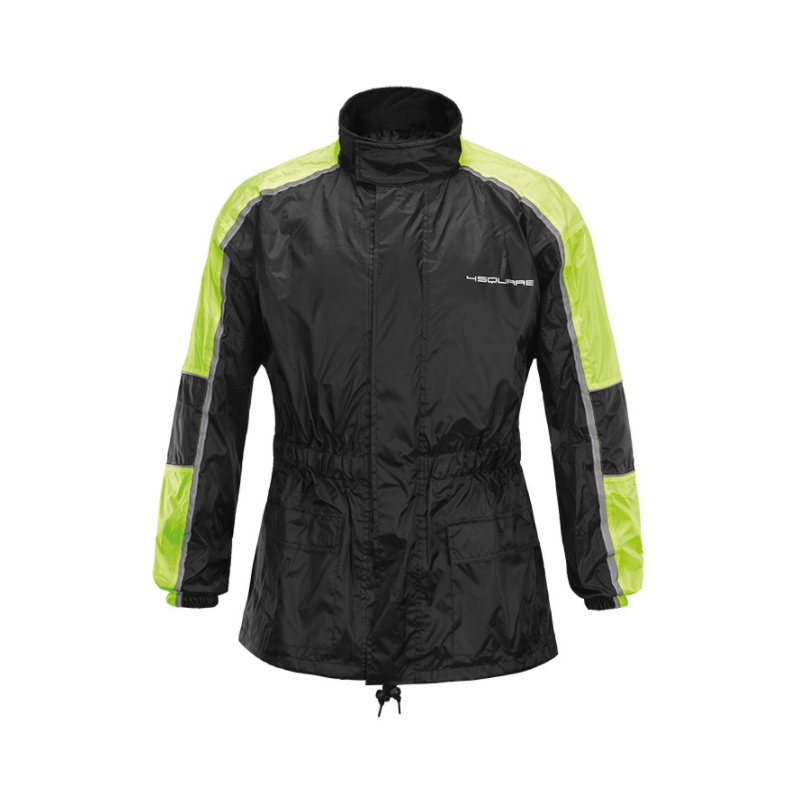 Motociklistička kišna jakna 4SQUARE Drop crno-fluo žuta rasprodaja