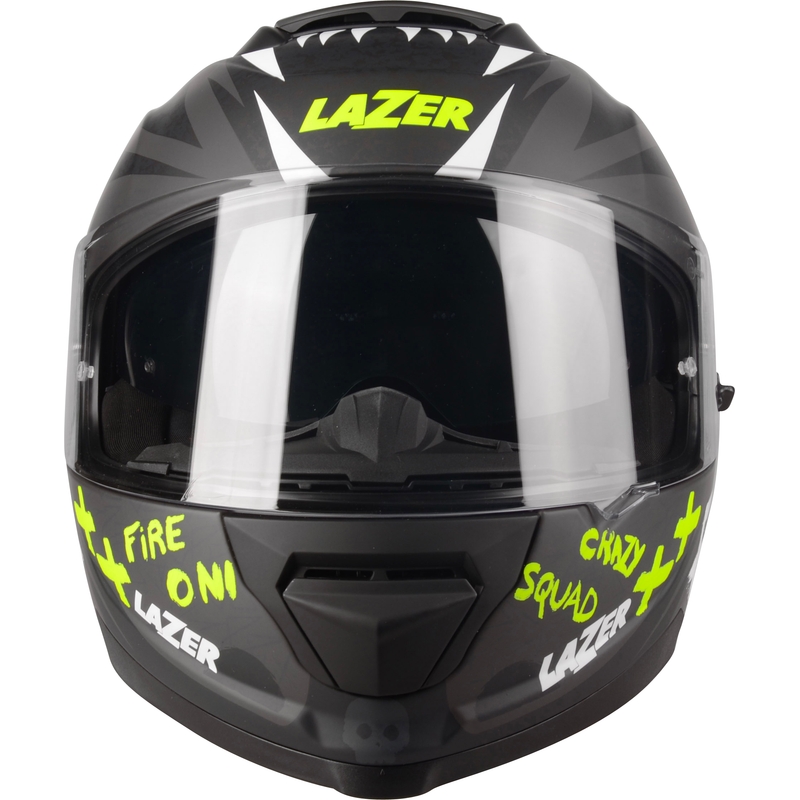 Integralna motociklistička kaciga Lazer Rafale SR Ride Oni sivo-bijela-fluo žuta rasprodaja