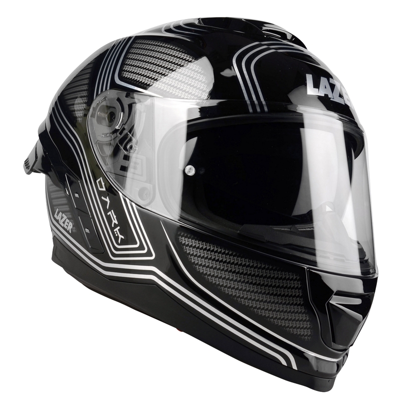 Integralna motociklistička kaciga Lazer Rafale SR Darkside crno-siva