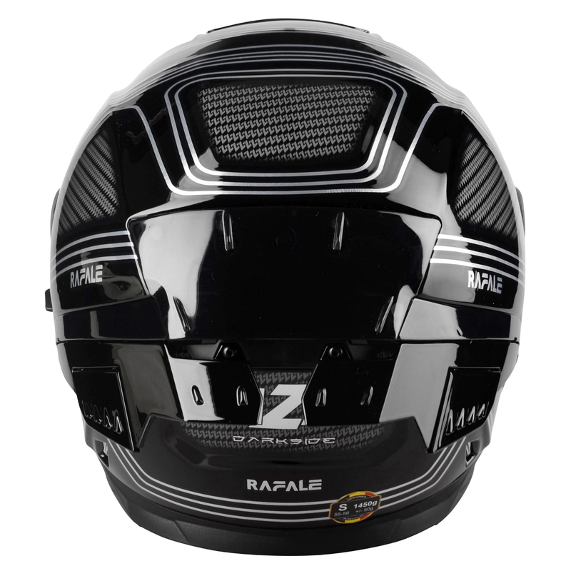 Integralna motociklistička kaciga Lazer Rafale SR Darkside crno-siva