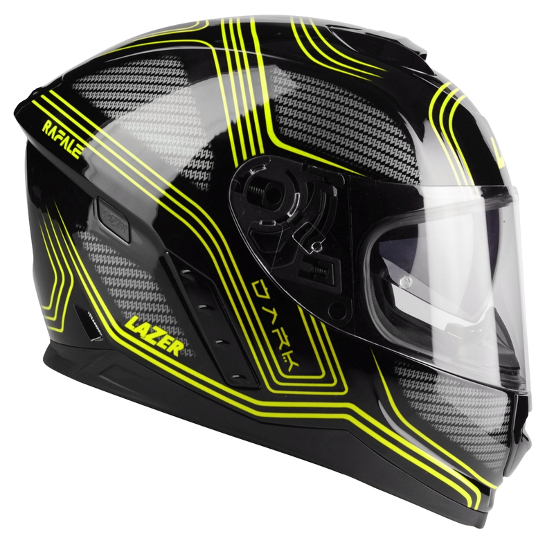 Integralna motociklistička kaciga Lazer Rafale EVO Darkside crna-siva-fluo žuta rasprodaja