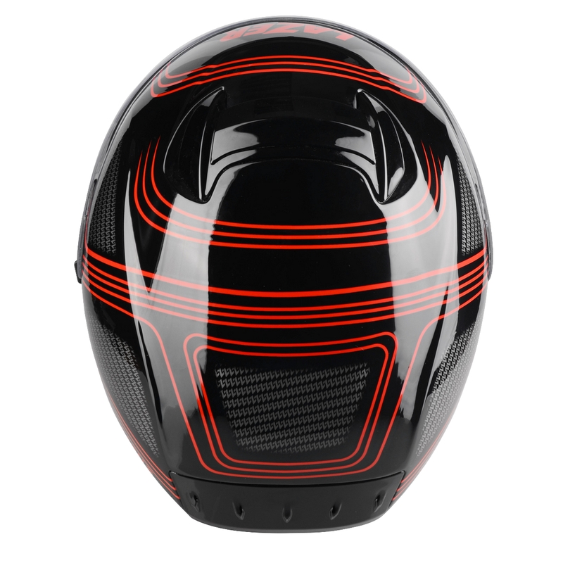 Integralna motociklistička kaciga Lazer Rafale Darkside crno-sivo-crvena