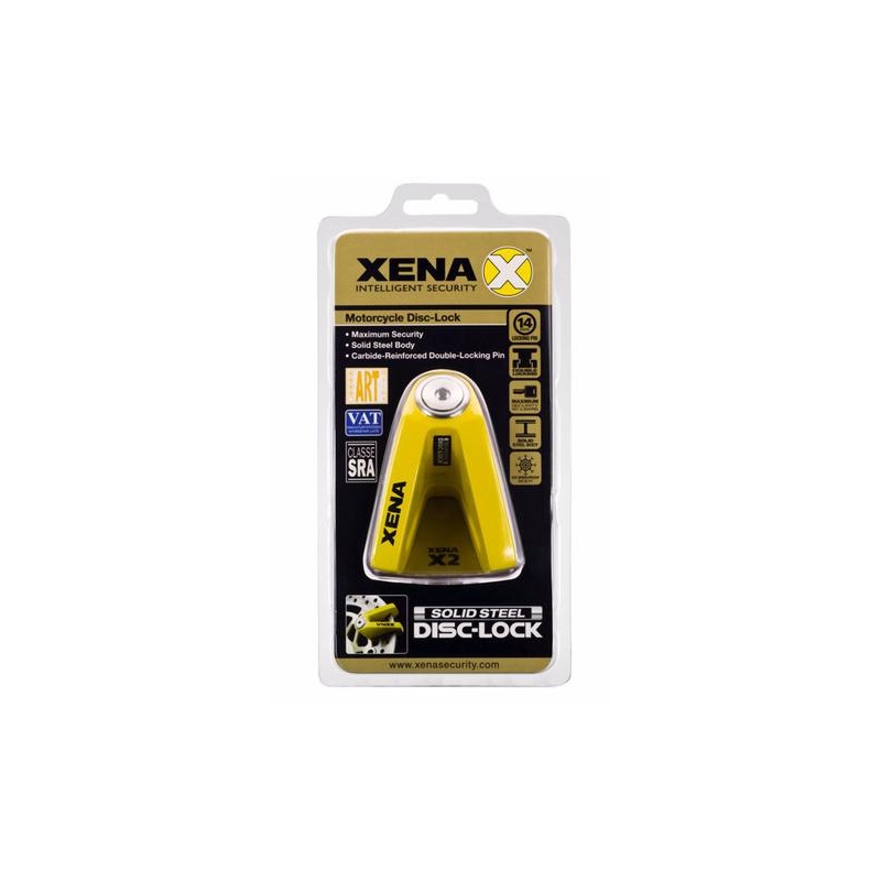 XENA X2 blokada disk kočnice žuta