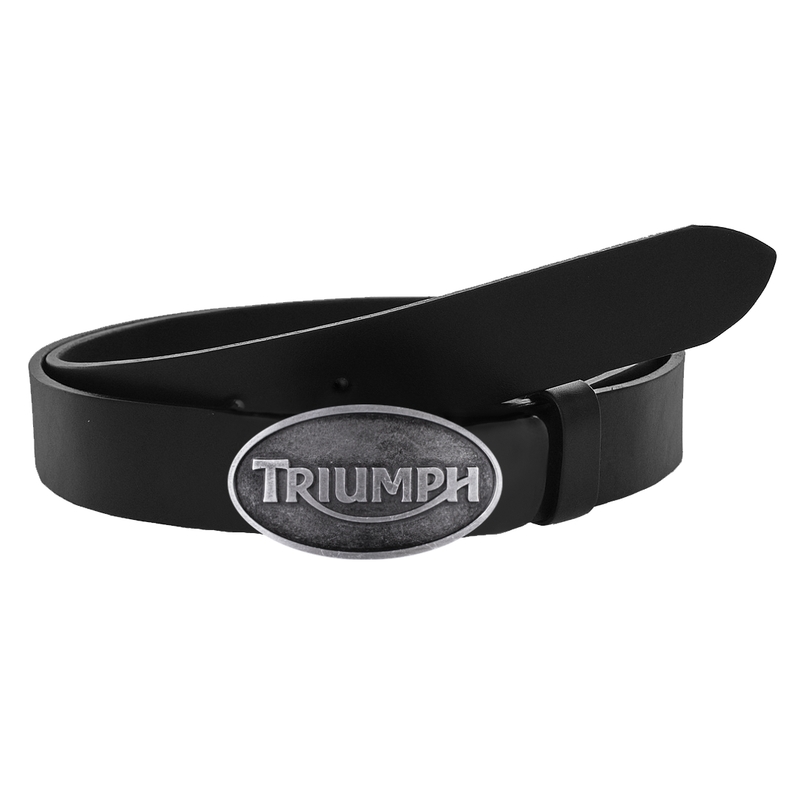 Kožni moto remen s Triumph kopčom