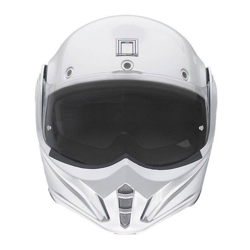 Motociklistička kaciga na preklop NOX PREMIUM Stratos bijela