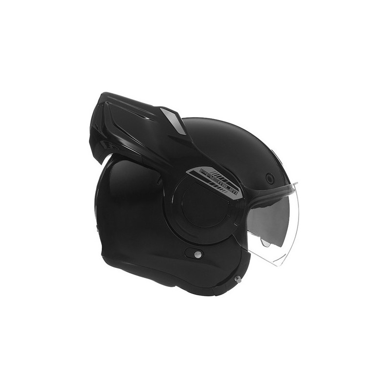 Motociklistička kaciga na preklop NOX PREMIUM Stratos crna sjajna