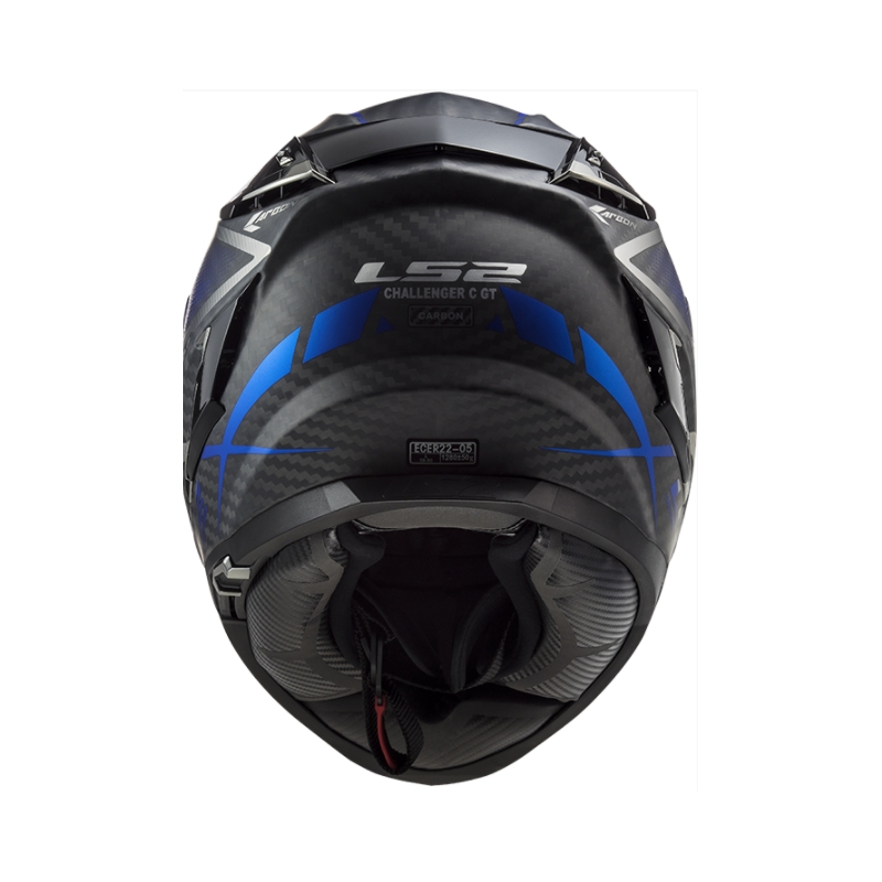 LS2 FF327 Challenger C Konic crno-sivo-plava Integralna motociklistička kaciga rasprodaja