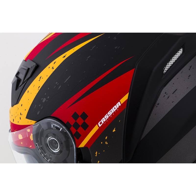 Integralna motociklistička kaciga Cassida Integral 3.0 DRFT narančasto-fluo crvena