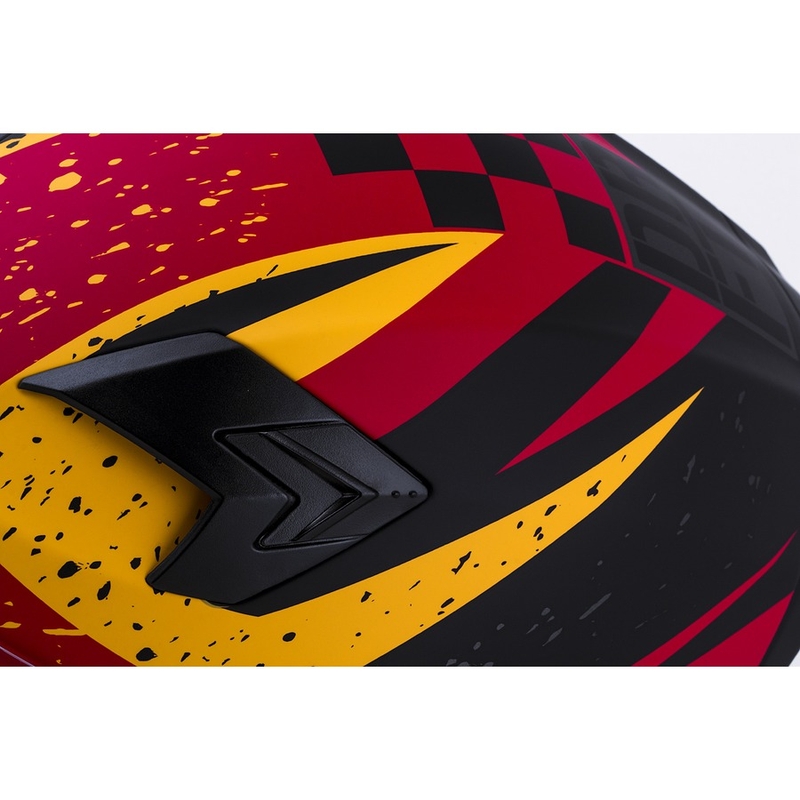 Integralna motociklistička kaciga Cassida Integral 3.0 DRFT narančasto-fluo crvena
