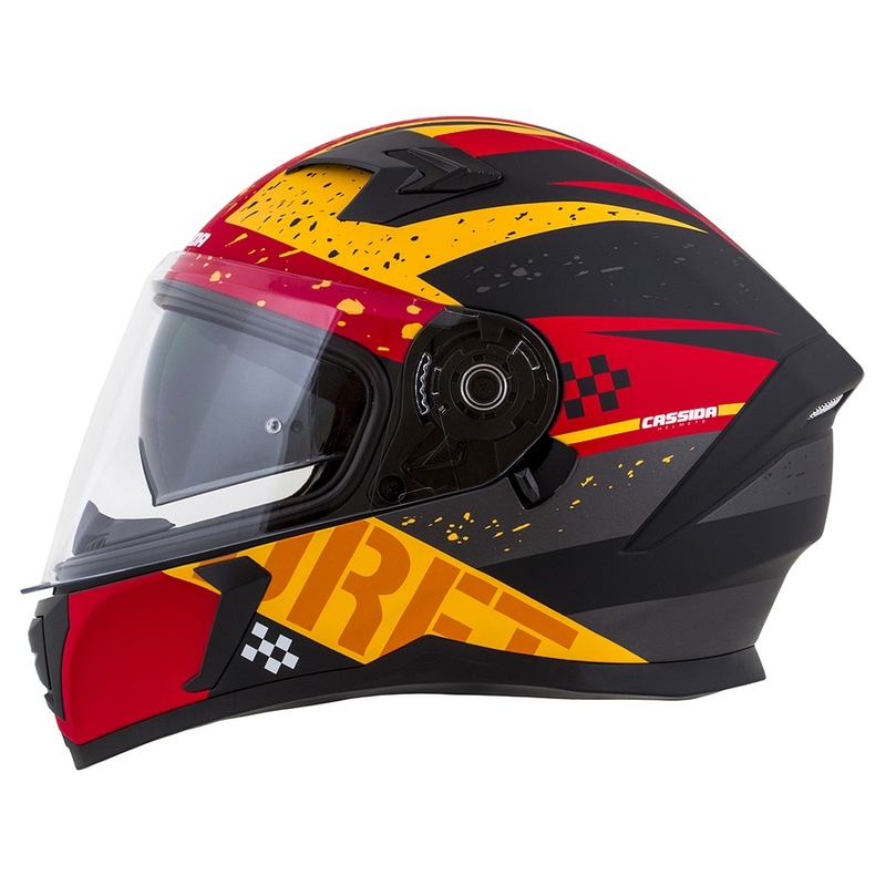 Integralna motociklistička kaciga Cassida Integral 3.0 DRFT narančasto-fluo crvena