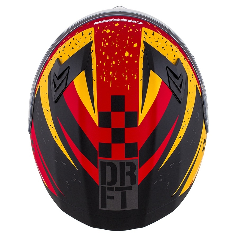 Integralna motociklistička kaciga Cassida Integral 3.0 DRFT narančasto-fluo crvena