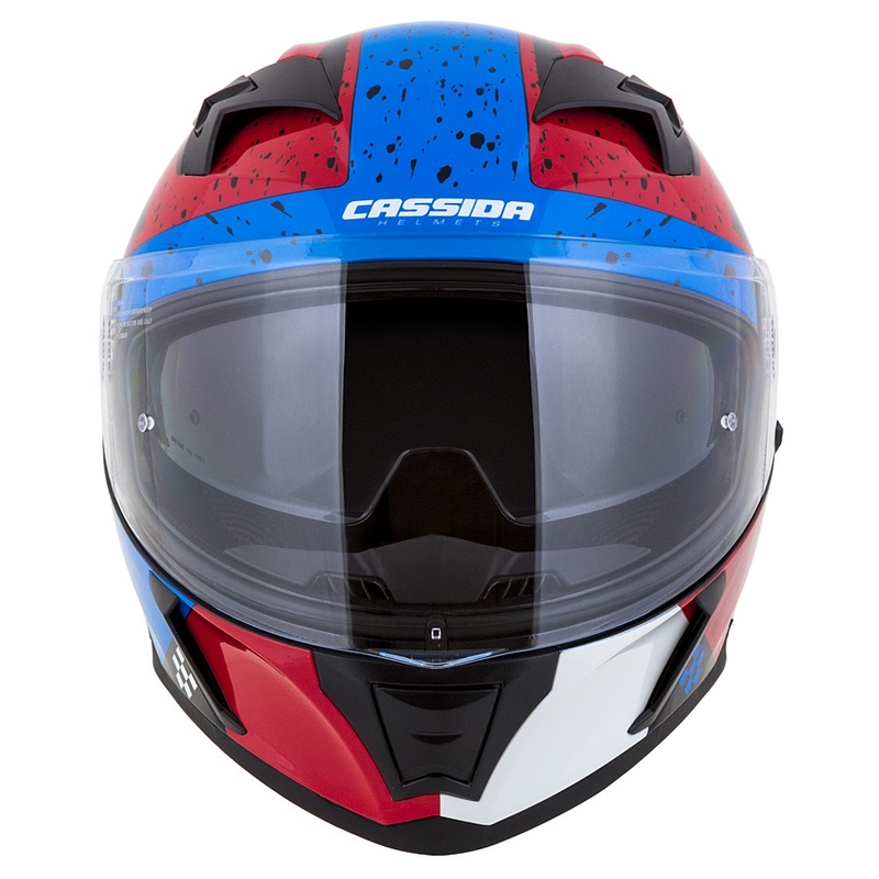 Integralna motociklistička kaciga Cassida Integral 3.0 DRFT crveno-biserno plava