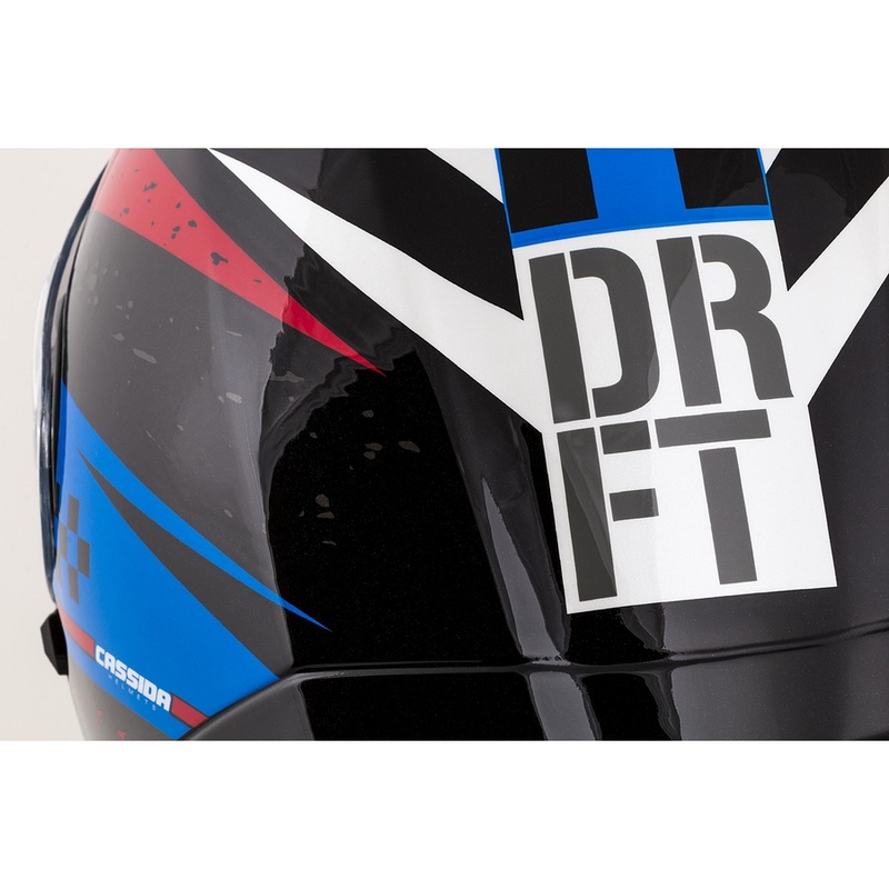 Integralna motociklistička kaciga Cassida Integral 3.0 DRFT crveno-biserno plava